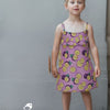 Passion fruit Print Blend Linen Dress