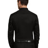 Half Pintex Tuxedo Shirt 100% Premium Cotton Satin for Men (Black Colour)