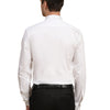 Full Pintex Tuxedo Shirt 100% Premium Cotton Satin for Men (White Colour)