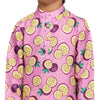 Passionfruit Print Vestiario's Blend Linen Kurta Pajama Set