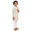 Truck Print Vestiario's Blend Linen Kurta Pajama Set