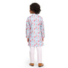 Stripes Icecream  Vestiario's Blend Linen Kurta Pajama Set