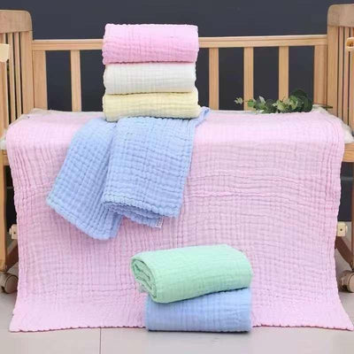 Classic Pink 100% Soft Cotton Muslin Bath Towel (Pack of 1)