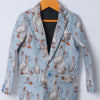 Goose Printed Pure Linen Blazer Only