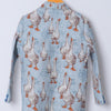 Goose Printed Pure Linen Blazer Only