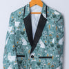 Rabbit Printed Pure Linen Blazer Only