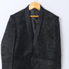 Engraved Flower styled Jacquard Blazer Set