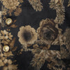 Golden Flower Printed  Velvet Bandgala Blazer  Set